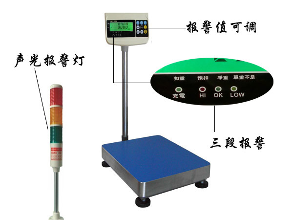 報警電子臺秤